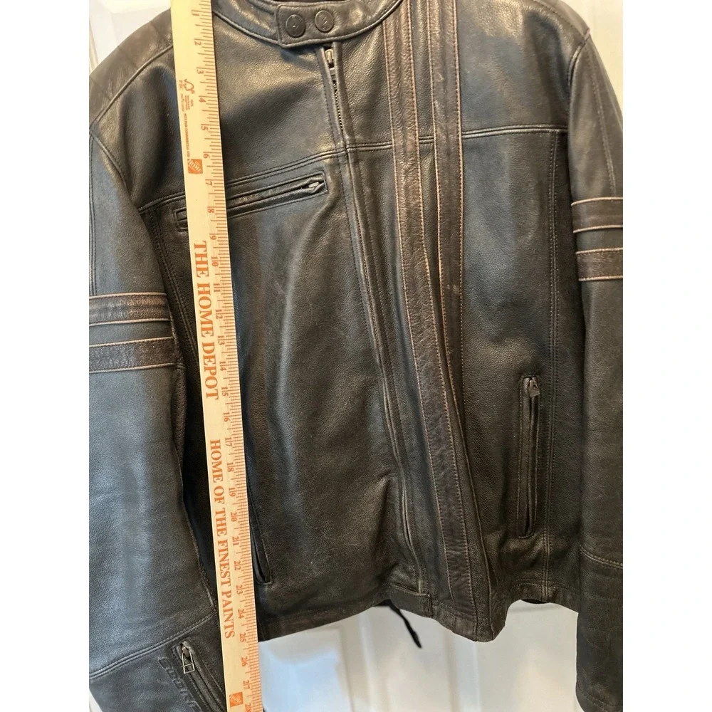Scorpion 3XL‎ 1909 Vintage Biker Armored Padded Motorcycle Leather Jacket